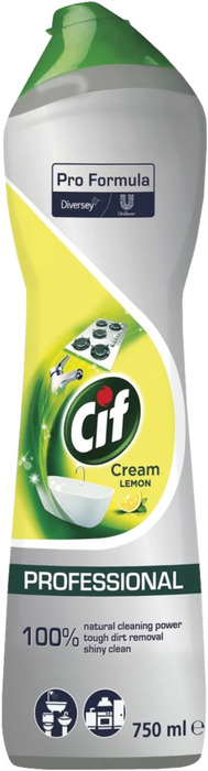 Skurkräm Citron 750 ml Cif